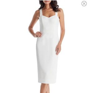 NWT Dress the Population Women's Nicole Bodycon Stretch Midi Sheath Dress